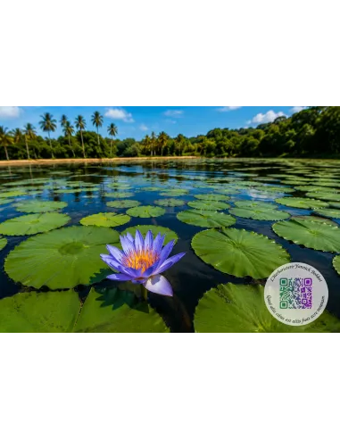 Fleur de lotus bleu séché 20g (Nymphaea caerulea) | Vrac infusion