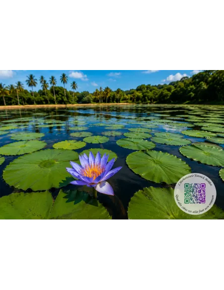 Fleur de lotus bleu séché 20g (Nymphaea caerulea) | Vrac infusion