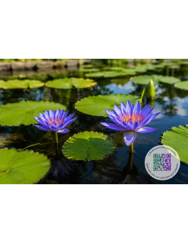 Fleur de lotus bleu séché 20g (Nymphaea caerulea) | Vrac infusion
