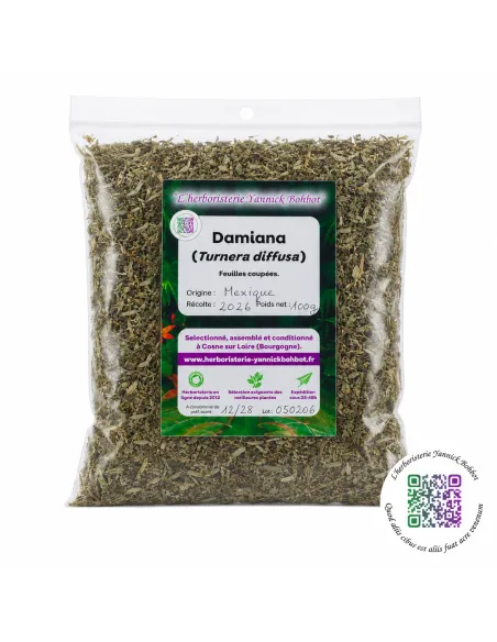 Damiana à fumer, vaporiser, en infusion (Turnera diffusa) | Avis, prix