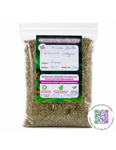 Armoise séchée (Artemisia vulgaris) récoltée en France - " L'Herboristerie Yannick Bohbot"