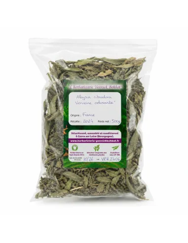 Verveine odorante séchée - Aloysia citriodora "L'herboristerie Yannick Bohbot"